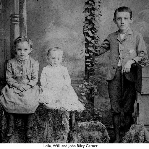 Leila, Will, John Riley Garner